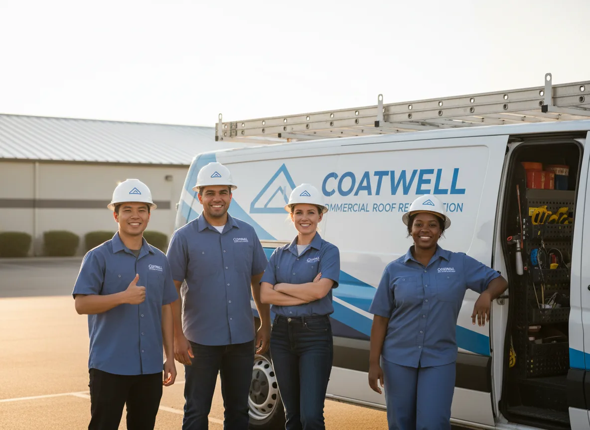 Commercial roof coating company in Woodson, IL
